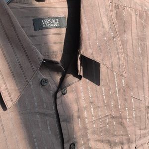 💎Versace Classic V2:Men's Button Dawn Shirt 17.5